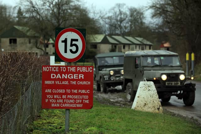 Imber was abandoned by villagers in World War Two