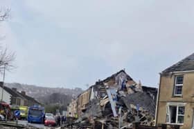 Emergency services have been called to the scene after a suspected gas explosion in Morriston, Swansea