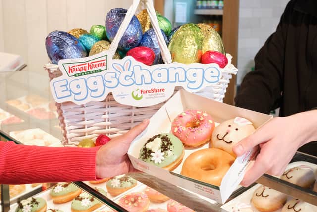 Customers can get free Krispy Kreme doughnuts this Easter