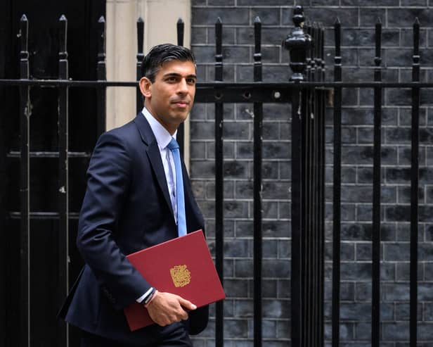 Rishi Sunak's government will preside over the highest tax rises on record, according to the Institute for Fiscal Studies. (Credit: Getty Images)