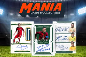 The card breaking will take place on Sunday at 12:00pm on the Mania Sports eBay Live channel