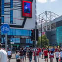 Hotel Football sits directly opposite Old Trafford, making it a popular base for Manchester United fans on match days.
