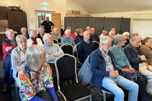 visiting members at the Lutterworth Museum