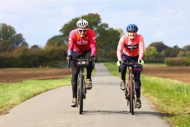 Riders enjoying one of four routes at race Harborough's Festival of Cycling