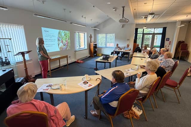 Community Champions clients enjoy a discussion about 'JoySpan'.