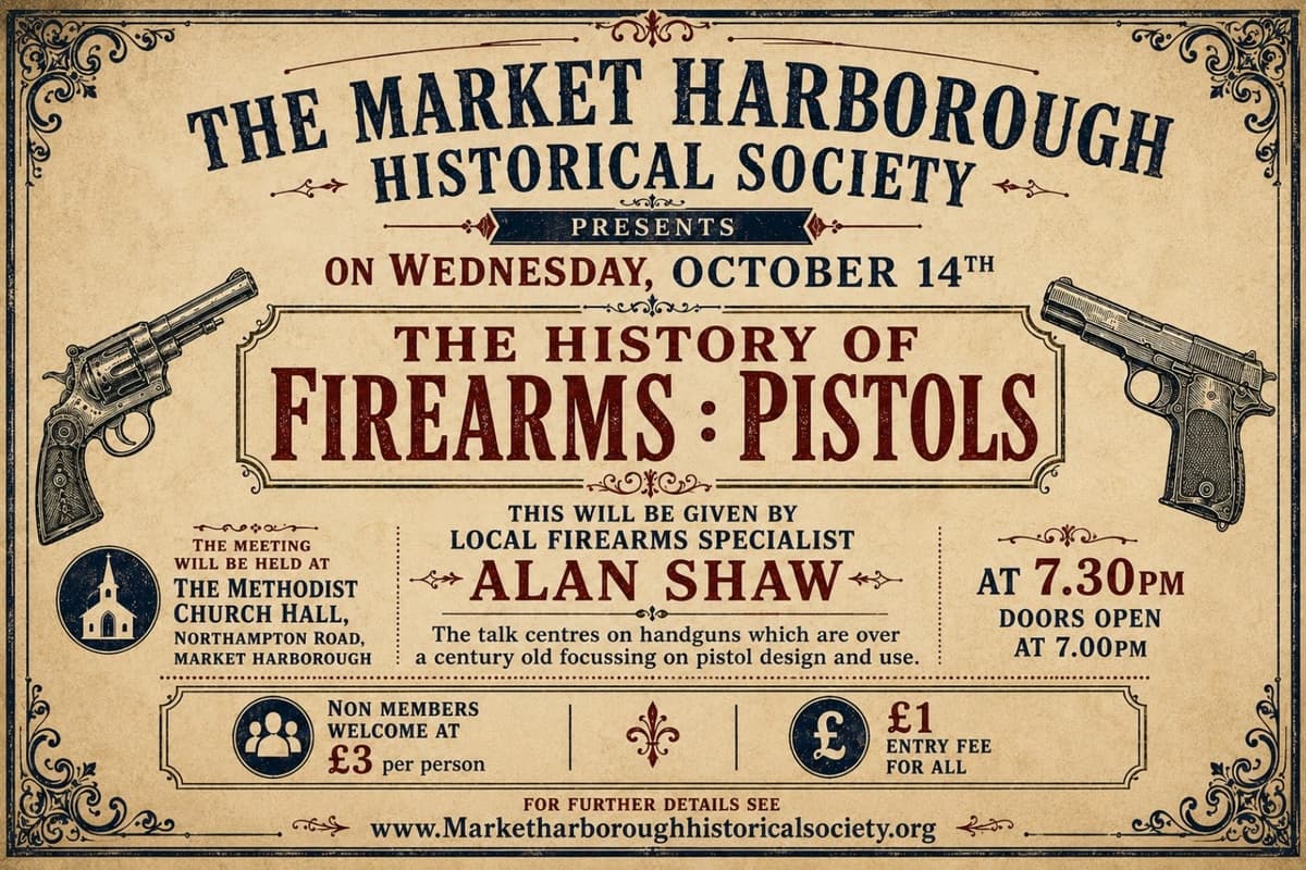 Market Harborough Historical Society October Meeting