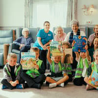 Market Harborough care home turns new page with special storytelling session