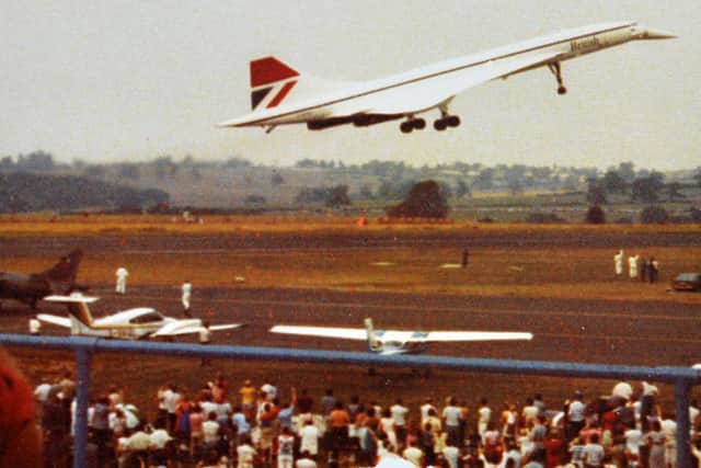 Concorde during the 1988 air show.