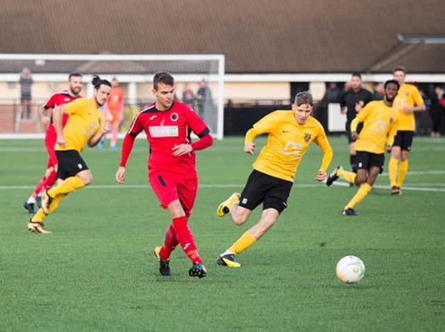 Action from Saturday's Vase defeat. Photo: Andrew Cooper.