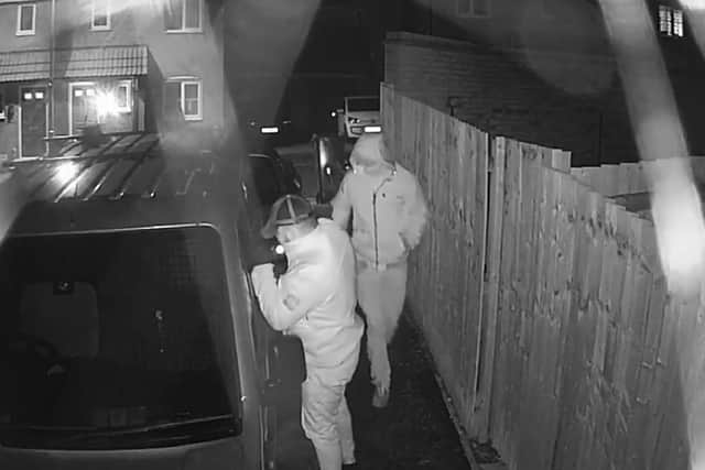 An image from the CCTV video courtesy of Warren Blanchard-Doyle