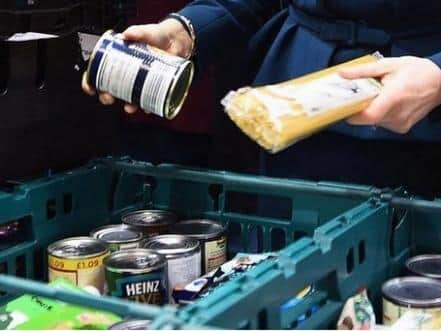 New figures show the towns food bank helped over 2000 needy people  including almost 800 children  in 2019.