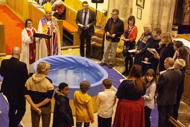 People from across Harborough and Oadby affirmed their Christian commitment in a service of baptism and confirmation at St Dionysius Church.