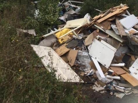 A huge 20,000 operation has been carried out to clear up 45 tonnes of waste from two massive flytipping dumps near Harborough.