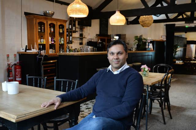 Vick Sherma of restaurant Fifty Eight in Market Harborough.