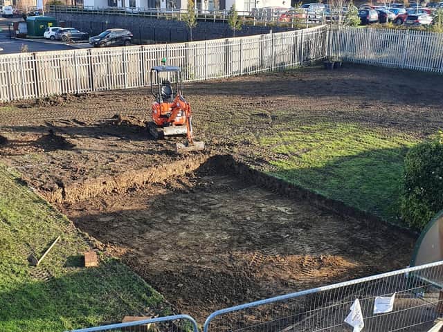 Work starts on the Meadowdale Primary school forest.