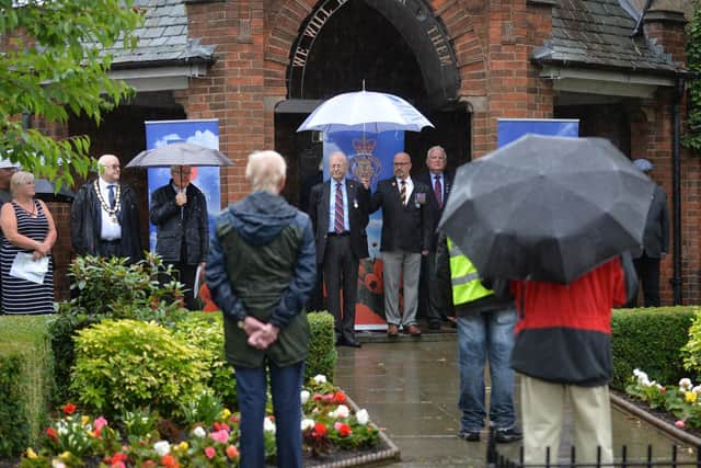 Armed Forces Day in the Lutterworth Memorial Gardens.
PICTURE: ANDREW CARPENTER