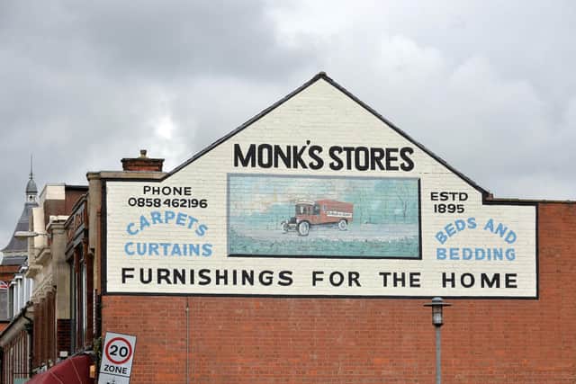 The mural outside H Monks & Sons on Northampton Road.
PICTURE: ANDREW CARPENTER