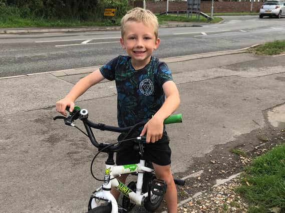 Harry Lister got out on his bike every day in June to pedal 100 miles.