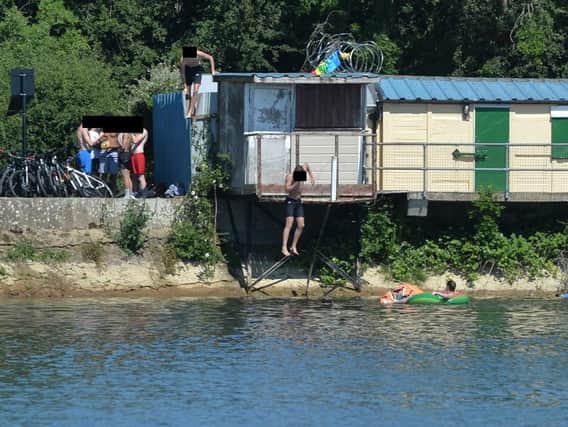 Saddington Reservoir drew hundreds during the mini heatwave in June. Some chose to jump in to the water, despite warnings.
PICTURE: ANDREW CARPENTER