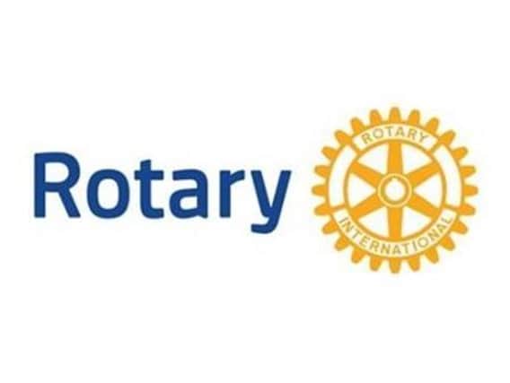 The towns Rotarians have been raising funds all year to help stamp out polio.