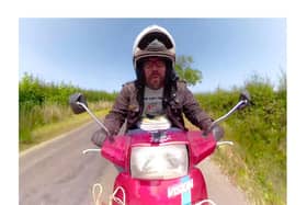 Alan Dowsett, 38, will set out for sunny Skeggy on a rare 1988 Honda Vision moped on Saturday September 19 backed up by his good mate Darren Leslie.