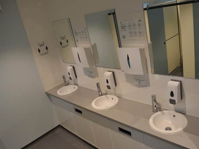 The new toilet facilities at Fleckney Village Hall.