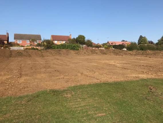 A new state of the art 600,000 all-weather sports pitch is fast taking shape at a Market Harborough secondary school.