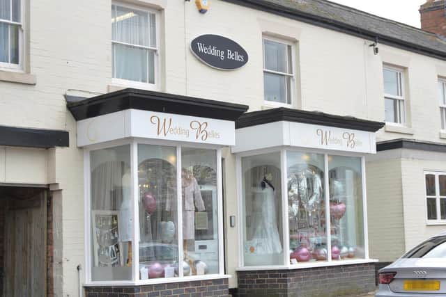 Wedding Belles dress shop celebate it's 30th Anniversary in Kibworth.
PICTURE: ANDREW CARPENTER
