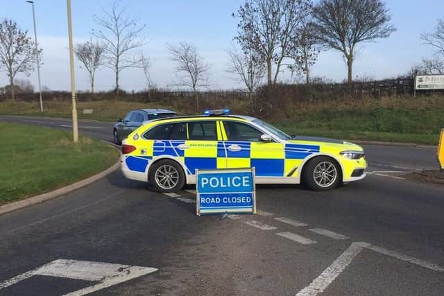 The crash happened on the B6047 near Tilton on the Hill, just off the main A47, in the north of Harborough district on Saturday morning.