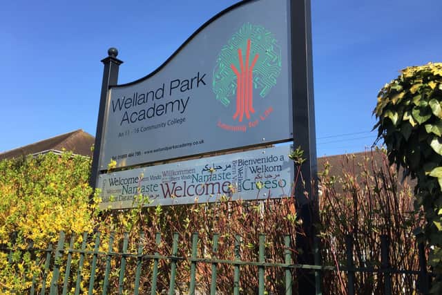 It emerged over the weekend that a Year 8 child, aged 12 or 13, and a Year 9 student, aged 13 or 14, at Welland Park Academy have tested positive for coronavirus.