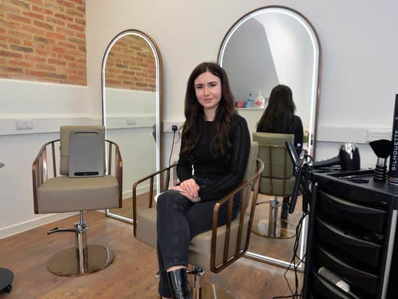 Laurie Hadley opens her new salon Hive Hair Artistry.
PICTURE: ANDREW CARPENTER