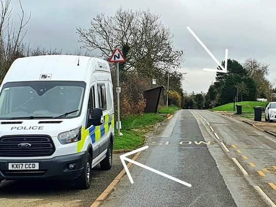 A driver was caught on Harborough Road by Northamptonshire Police’s Safer Roads Team driving at 66mph in a 30mph zone.