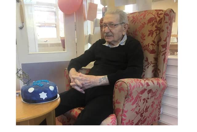 The red carpet was well and truly rolled out at a Market Harborough care home for much-loved resident Eric Clarke as he celebrated his 103rd birthday.