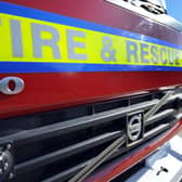 Fire crews from Desborough and Rothwell which raced to the scene cut free a driver from a wrecked motor while police and ambulances also attended.