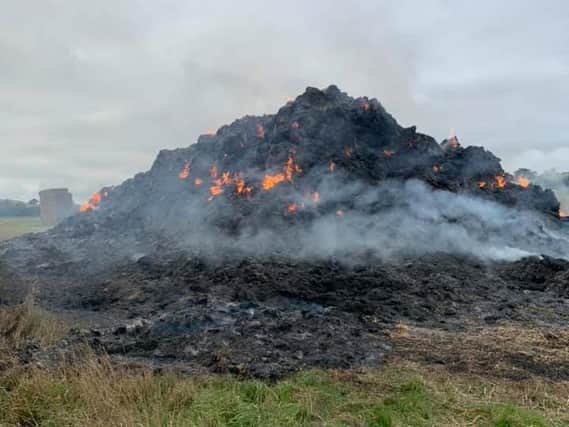 Police are stepping up the hunt for arsonists who caused at least four devastating straw fires at farms in the Market Harborough area over the last three months.