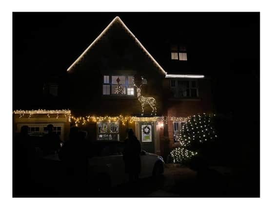 Over 20 homes in Davies Close got together to flick the switch at 5pm on Sunday (December 6).