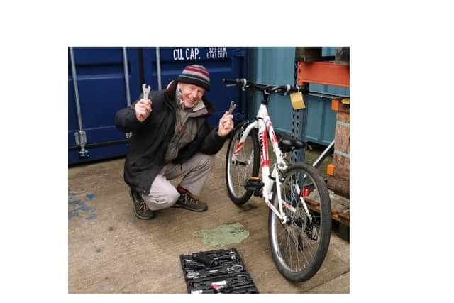 KER Club member and mechanical ace, Gavin Gough, whose time and dedication to renovating the bikes has been second to none.