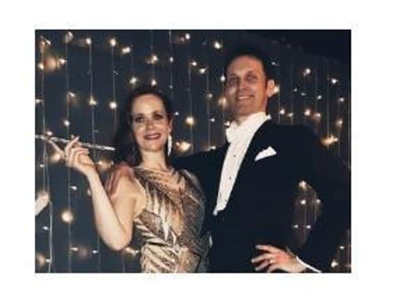 Artist Glenn Badham and his wife Nikki are keen ballroom dancers.