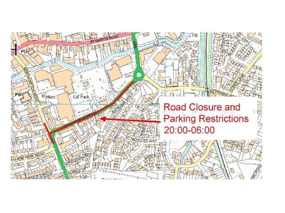Springfield Street in Market Harborough is to be closed to traffic to allow vital carriageway patching work to be carried out.