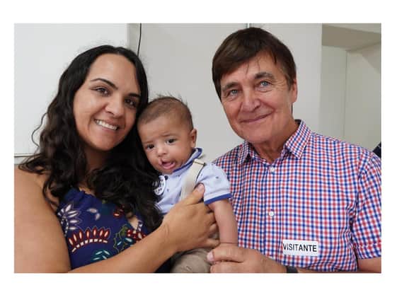Peter James has criss-crossed the globe visiting as far away as South America and South-East Asia as an ambassador for the international cleft charity Smile Train.