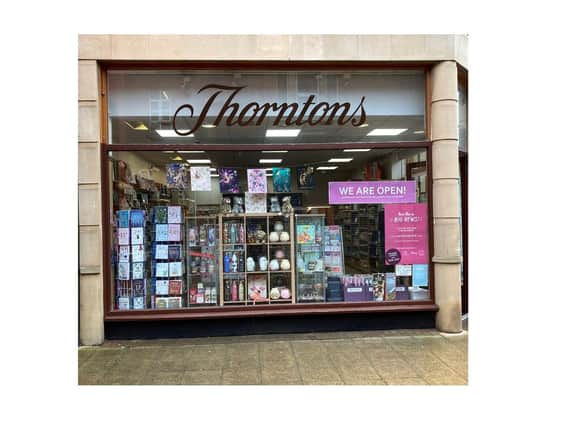 The Cardzone outlet on St Mary’s Place in the town centre is escaping the axe hitting every one of Thorntons shops nationwide because it’s a franchise.