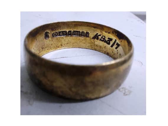 The search is on to track down the owner of a wedding ring lost at a factory in Market Harborough at any time over the last half a century.