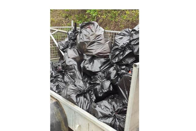 More than a dozen big bin bags of rubbish were filled by workers criss-crossing Welland Park, between Coventry Road and Welland Park Road, yesterday (Thursday) alone.