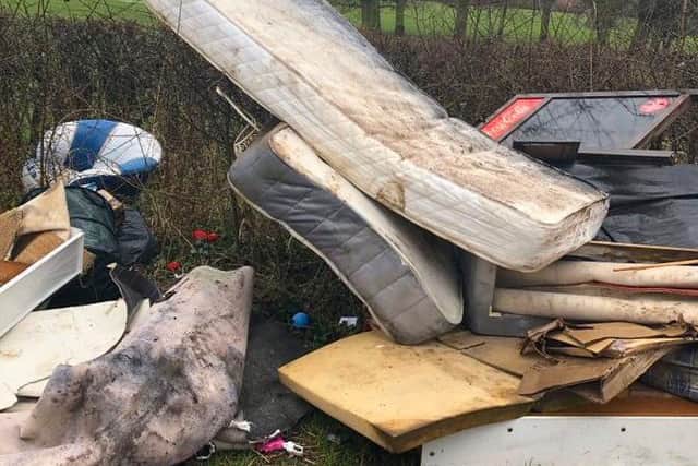 Flytipping at East Langton