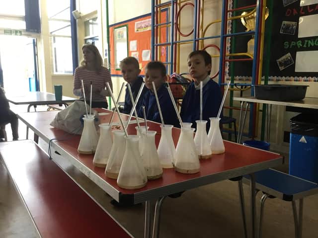 Pupils at Wilbarston Primary School enjoyed the science event.