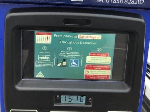 Parking charges have been suspended across the Harborough district