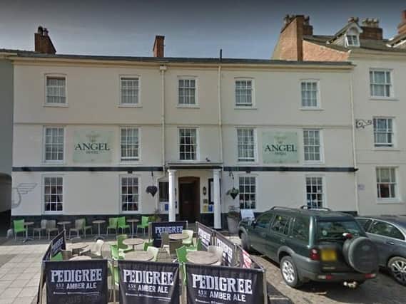The Angel Hotel in Market Harborough.