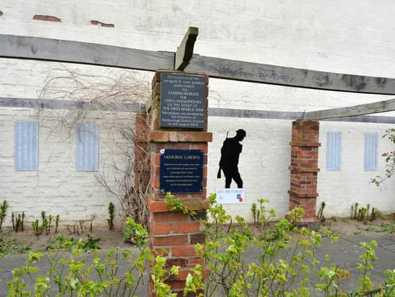 The name plaques of 1655 men has been unveiled in the memorial gardens in Market Harborough.
PICTURE: ANDREW CARPENTER
