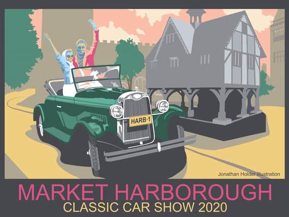 The poster for this year's Classic Car Show.