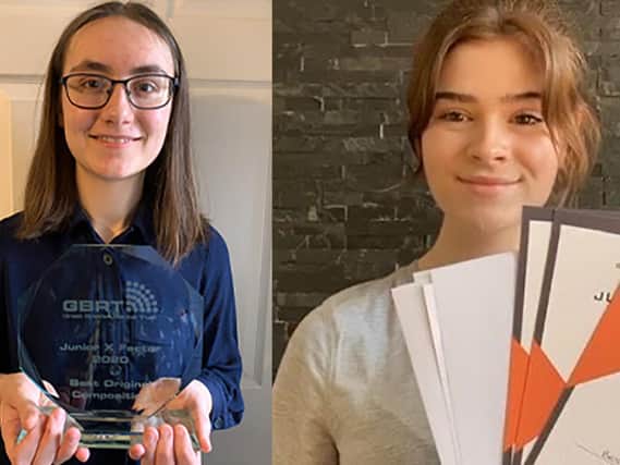 Joint Best Original Composition Prize Winners Naomi Benson and Ione Bank